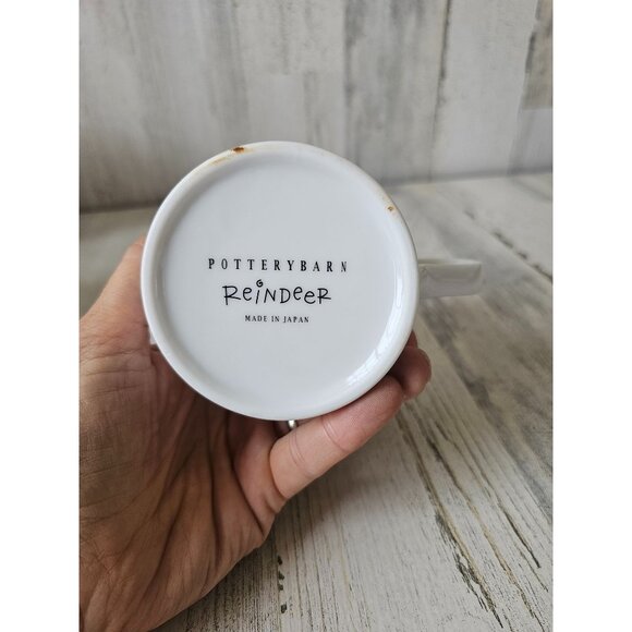 Pottery Barn Donner reindeer mug cup Christmas Xmas reindeer deer - Picture 6 of 6